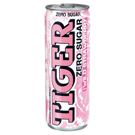 Tiger Zero Sugar Gazowany napój energetyzujący o smaku Wild Strawberry 250 ml (2)