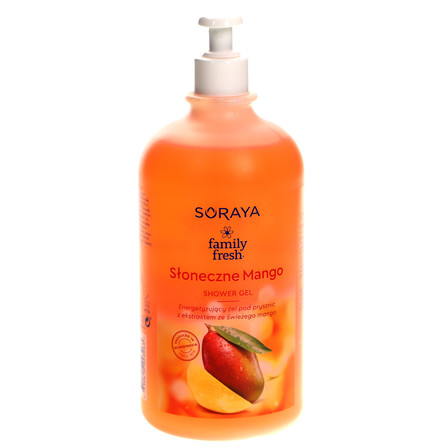 SORAYA FAMILY FRESH ŻEL POD PRYSZNIC SŁONECZNE MANGO 1L (6)