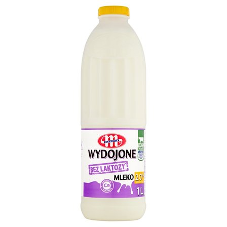 Mlekovita Wydojone Mleko bez laktozy 2,0% 1 l (1)