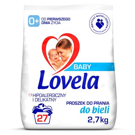 Lovela Baby Hipoalergiczny proszek do prania do bieli 2,7 kg (27 prań) (2)