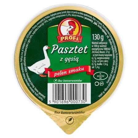 Profi Pasztet z gęsią 130 g (1)