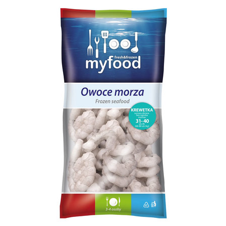 MYFOOD krewetki surowa obrane 400G (1)