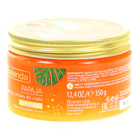 Bielenda Exotic Paradise Peeling cukrowy do ciała papaja 350 g (2)