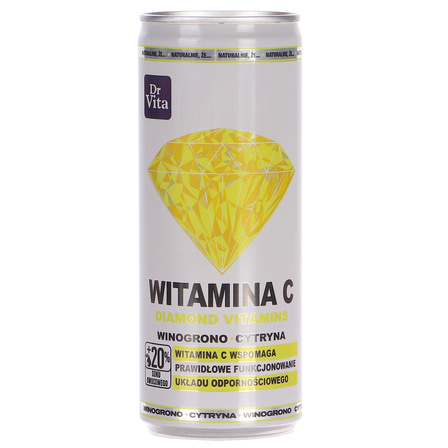 Dr vita witamina C diamond vitamins gazowany napój 250ml (1)