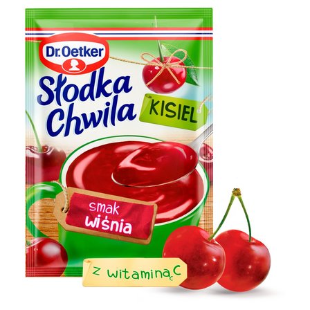 Dr. Oetker Słodka Chwila Kisiel smak wiśnia 30 g (2)