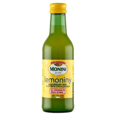 Monini Lemoniny Naturalny sok z cytryn sycylijskich 240 ml (1)