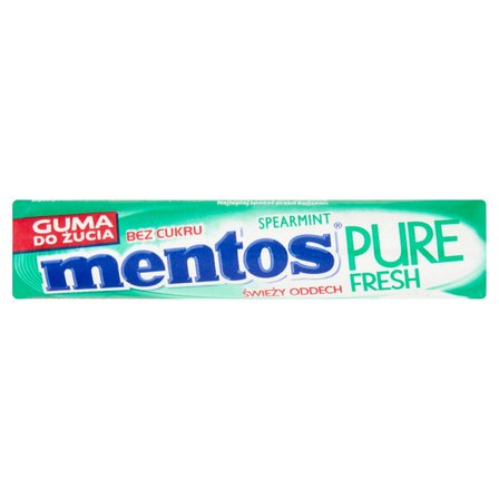 Mentos Pure Fresh Spearmint Guma do żucia bez cukru 15,5 g (8 sztuk) (1)