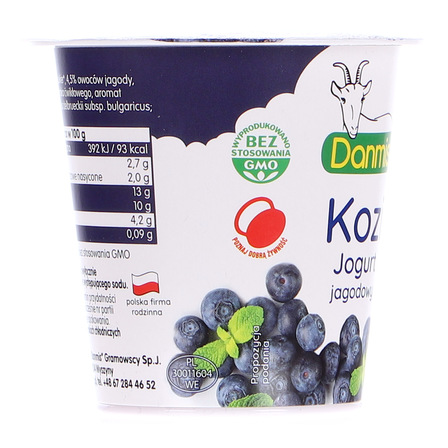 DANMIS KOZI JOGURT JAGODOWY 125 G (10)