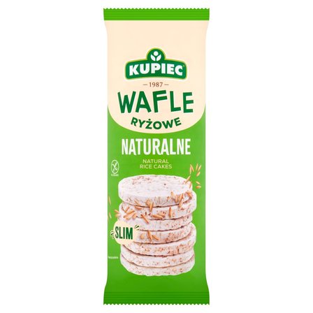 Kupiec Slim Wafle ryżowe naturalne 90 g (18 sztuk) (1)