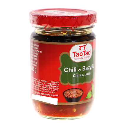 Tao Tao Mix przypraw w oleju sojowym chili & bazylia 200 g (11)