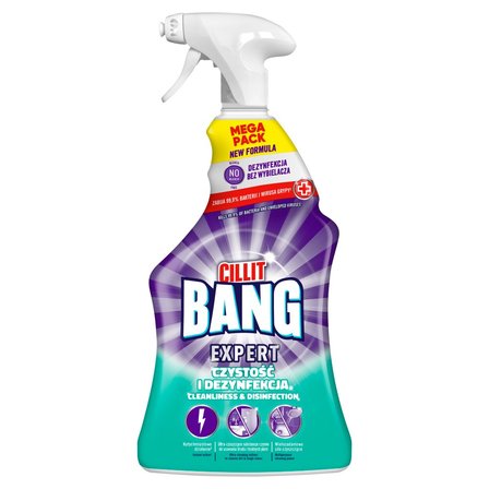 Cillit Bang Expert Spray do dezynfekcji powierzchni czystość i dezynfekcja 900 ml (1)