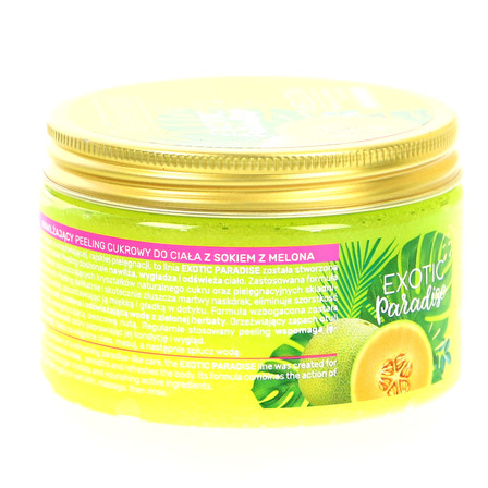 Bielenda Exotic Paradise Peeling cukrowy do ciała melon 350 g (9)