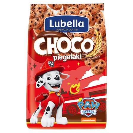 Lubella Choco piegołaki Zbożowe chrupki w kształcie ciasteczek o smaku czekoladowym 250 g (1)
