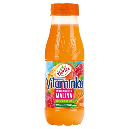 Hortex Vitaminka Sok jabłko marchew malina 300 ml (1)