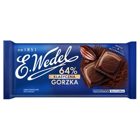 E. Wedel Czekolada klasyczna gorzka 64 % 90 g (1)