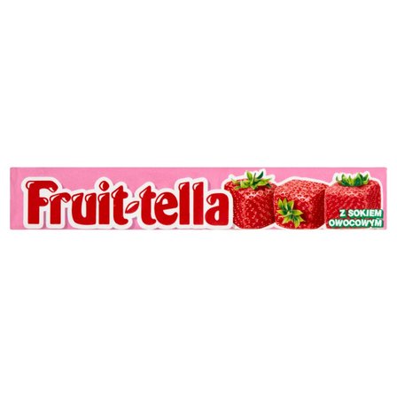 Fruittella Cukierki do żucia o smaku truskawkowym 41 g (1)