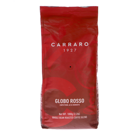 Carraro 1927 Globo rosso mieszanka kawy palonej w ziarnach 1kg (1)