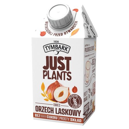 Tymbark Just Plants Napój owies orzech laskowy 500 ml (2)