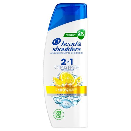 Head & Shoulders Citrus Fresh 2in1 Anti Dandruff Shampoo for greasy hair 330ml. Daily use (1)