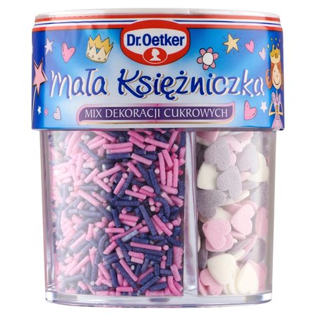 Dr. Oetker Mix dekoracji cukrowych mała księżniczka 78 g (1)