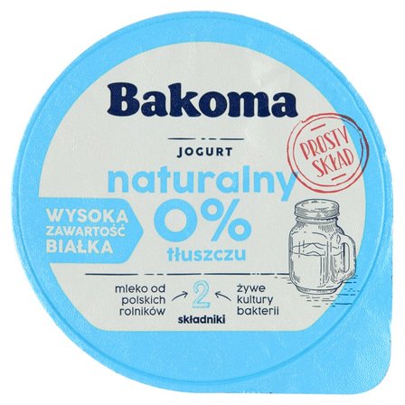 Bakoma Jogurt naturalny 170 g (1)