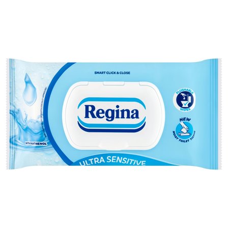 Regina Ultra Sensitive Nawilżany papier toaletowy z pantenolem 42 sztuki (1)