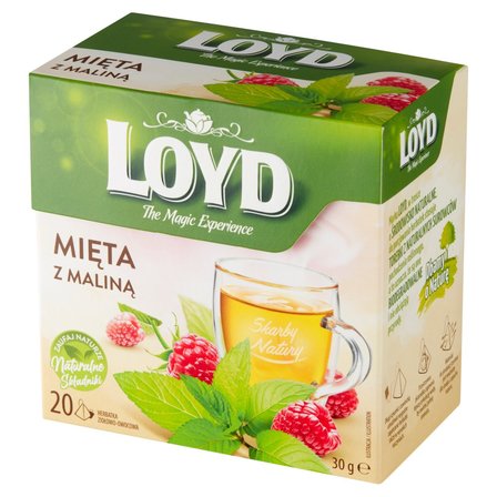 Loyd Herbatka ziołowo-owocowa mięta z maliną 30 g (20 x 1,5 g) (2)