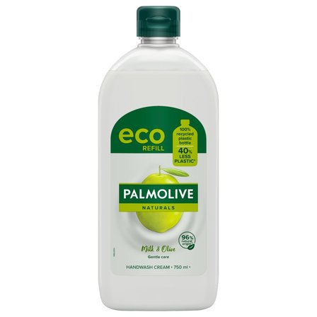 Palmolive Naturals Milk & Olive (Mleko i Oliwka) Kremowe mydło do rąk w płynie zapas, 750 ml (1)