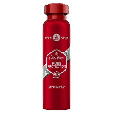 Old Spice Pure Protection Dezodorant W Sprayu Zapewniający Mężczyznom Uczucie Suchości, 200ml (1)