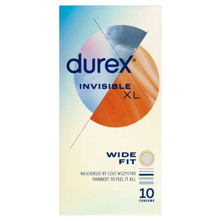 Durex Invisible XL Prezerwatywy 10 sztuk (1)