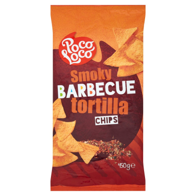 Poco Loco Chipsy kukurydziane tortilla o smaku barbecue 450 g (1)