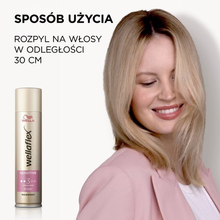 Wella Wellaflex Sensitive Spray do włosów 250 ml (4)