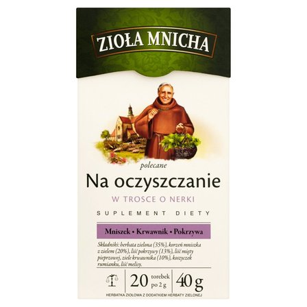 Big-Active Zioła Mnicha Na oczyszczanie Suplement diety Herbatka ziołowa 40 g (20 torebek) (3)