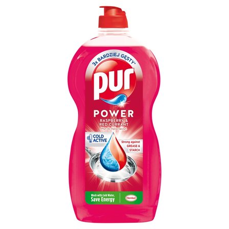 Pur Power Raspberry & Red Currant Płyn do mycia naczyń 1,2 l (1)