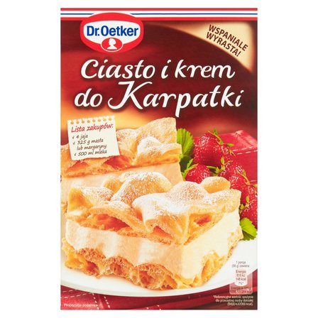 Dr. Oetker Ciasto i krem do karpatki 380 g (1)