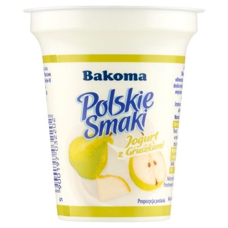 Bakoma Polskie Smaki Jogurt z gruszkami 150 g (1)