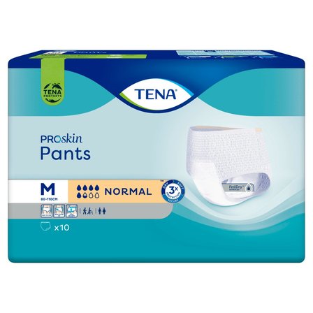 TENA ProSkin Pants Normal Wyrób medyczny majtki chłonne M 10 sztuk (1)