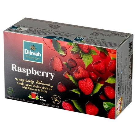 Dilmah Raspberry Cejlońska czarna herbata 30 g (20 x 1,5 g) (2)