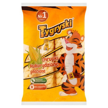 Tygryski Chrupki kukurydziane plecione 70 g (1)