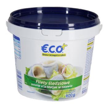 €.C.O.+ filety śledziowe a la matjas w zalewie 800g 400g p.o. (1)