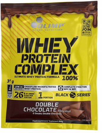 Olimp Whey Protein Complex 37g Podwójna Czekolada (1)