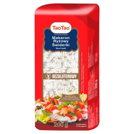 Tao Tao Makaron ryżowy świderki 200 g (1)