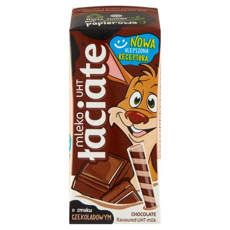 Łaciate Mleko UHT o smaku czekoladowym 200 ml (1)