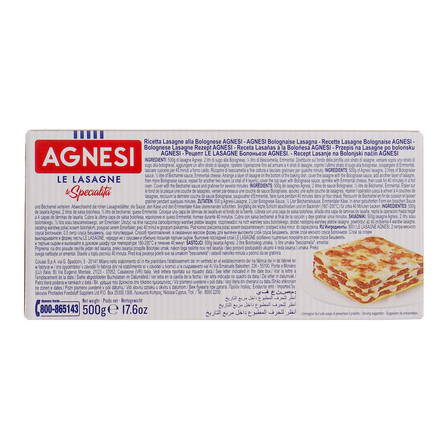 MAKARON LASAGNE 500G AGNESI (2)