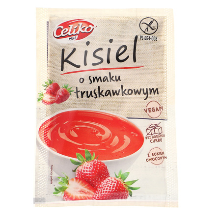 CELIKO KISIEL O SMAKU TRUSKAWKOWYM 40G (1)