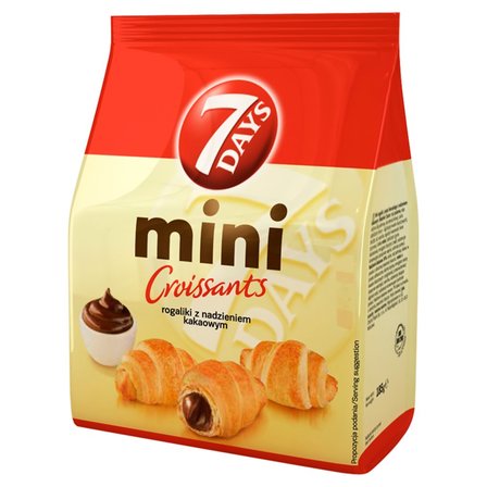 7 Days Mini Croissant z nadzieniem kakaowym 185 g (1)