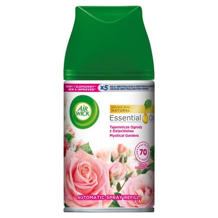 Air Wick Wkład do automatycznego odświeżacza powietrza tajemnicze ogrody z dzieciństwa 250 ml (1)