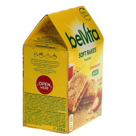 belVita Breakfast Ciastka zbożowe z nadzieniem truskawkowym 250 g (10)