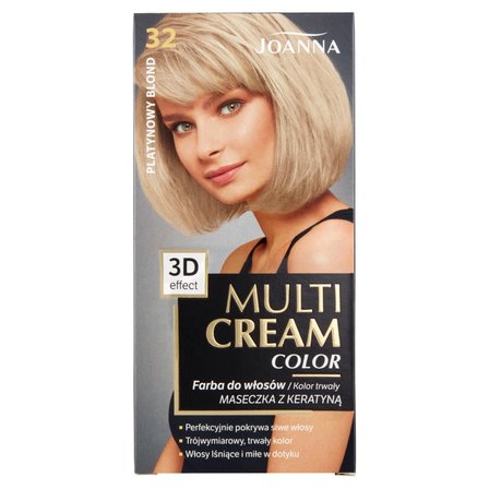 Joanna Multi Cream Color Farba do włosów platynowy blond 32 (1)