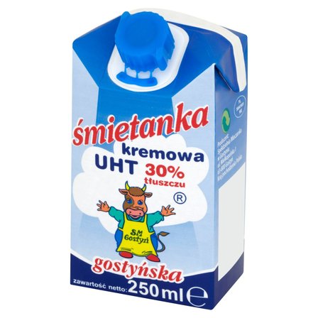 SM Gostyń Śmietanka gostyńska kremowa 30 % 250 ml (2)